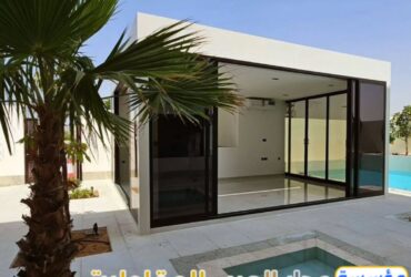 ملاحق خارجية مودرن في الرياض | تصميم وتركيب غرف وملاحق زجاج 0551033861
